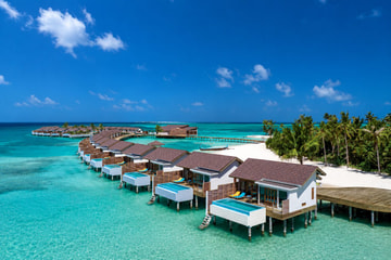 Resort de bungalows · Maldivas